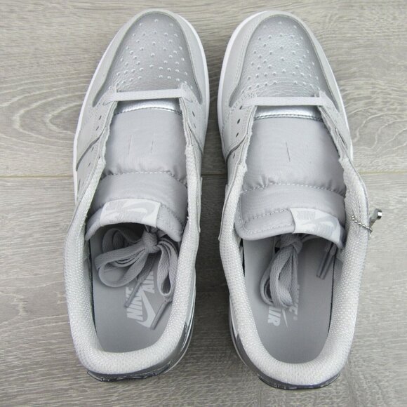 Air Jordan 1 Low OG Silver Sneakers Men's Size 10 NEW - Picture 9 of 14